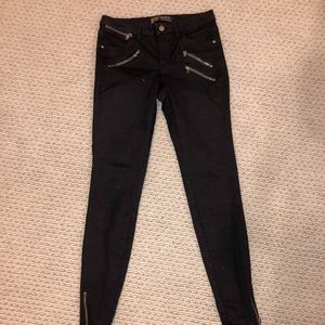 Zara Black Denim Skinny Jeans Size 2